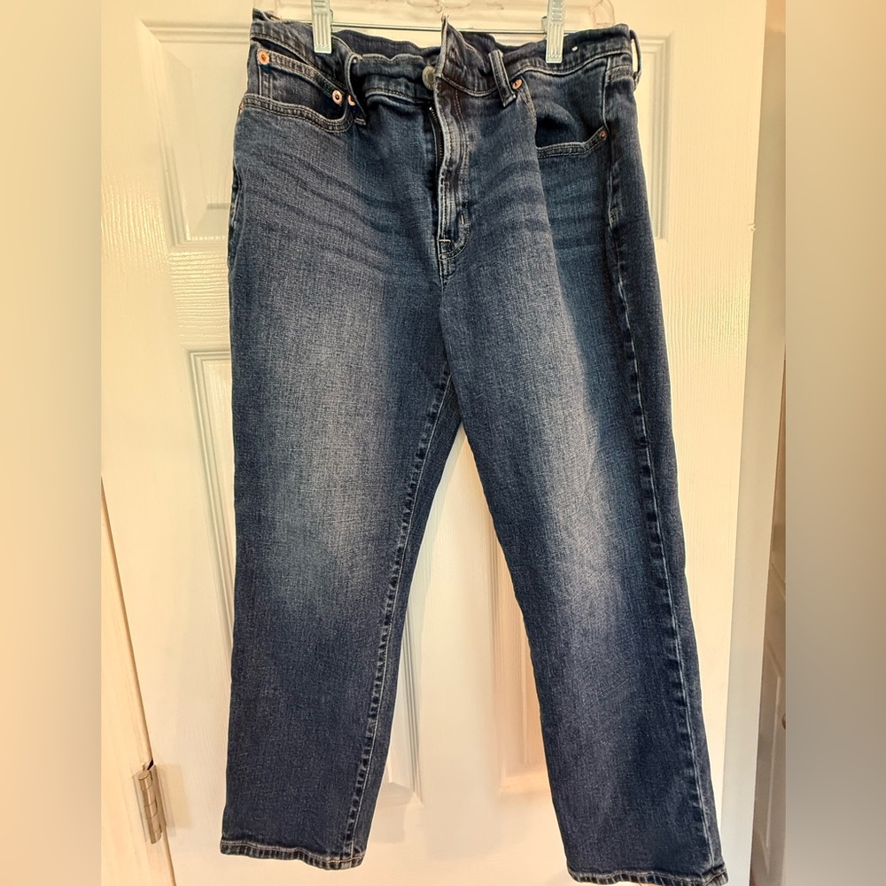 GAP Women's Straight Leg Blue Jeans